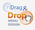 drag and drop menu desgin