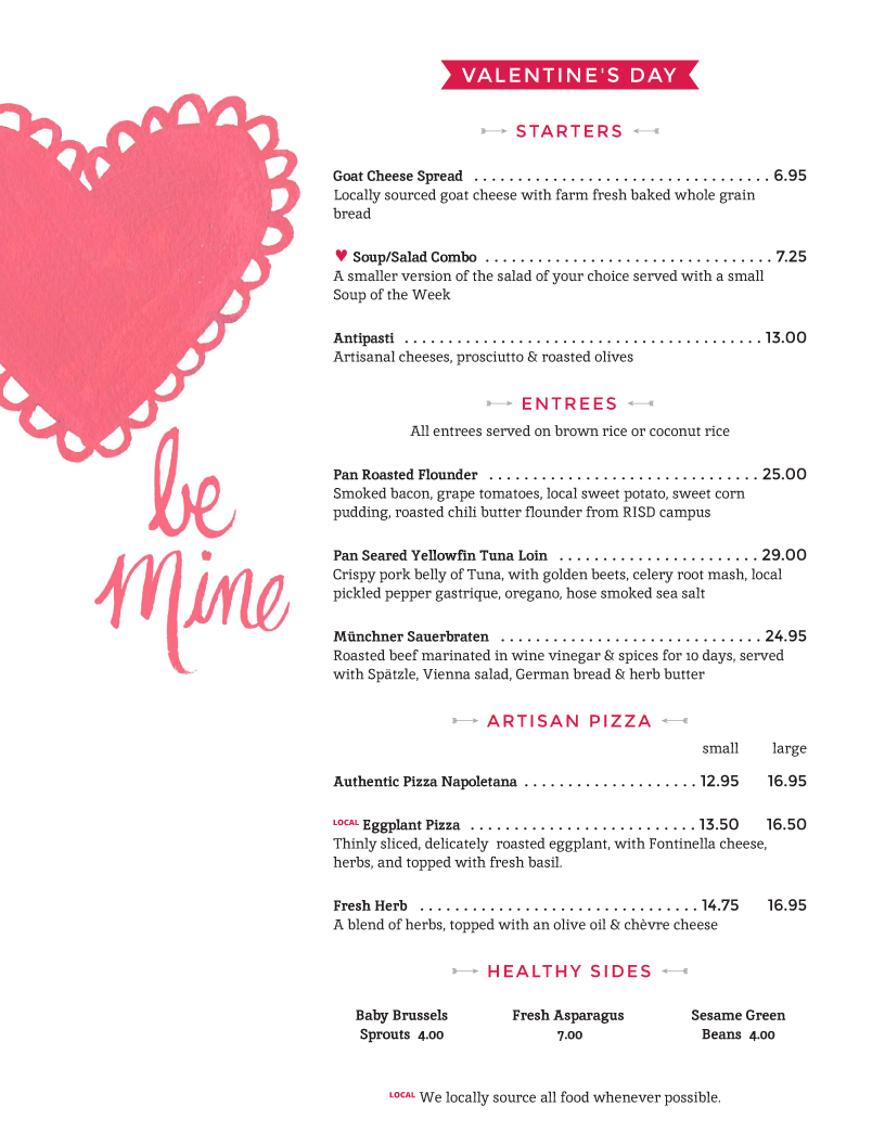 valentine day restaurant specials buffalo ny